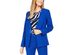 Calvin Klein Women's Collarless Single-Snap Blazer Blue Size 14