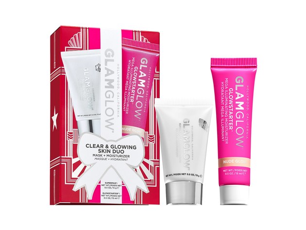 Glam Glow Clear & Glowing Skin Mask & Moisturizer Duo Face Care Set