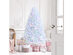 7 Foot White Iridescent Tinsel Artificial Christmas Tree with 1156 Branch Tips
