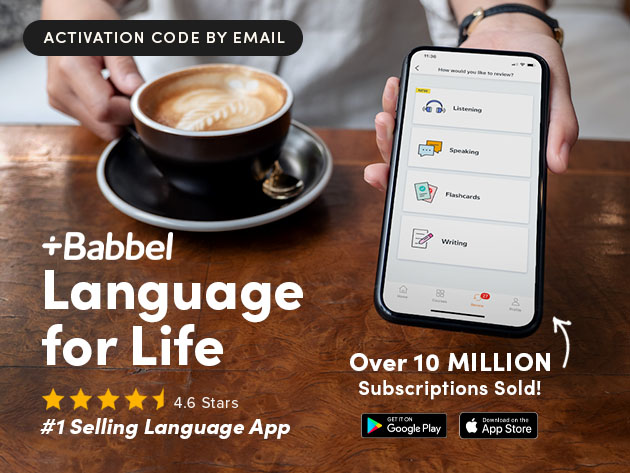 Babbel Language Learning: Lifetime Subscription (All Languages)