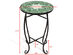 Costway Outdoor Indoor Accent Table Plant Stand Scheme Garden Steel Green - Multicolor