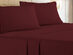 The Luxe 4-Piece Microfiber Bed Sheet Set (Maroon/Full)