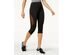 Material Girl Juniors Mesh Panel Cropped Leggings Black Size Extra Large