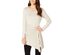 Alfani Women's Metallic Asymmetrical Sweater Beige Size Large