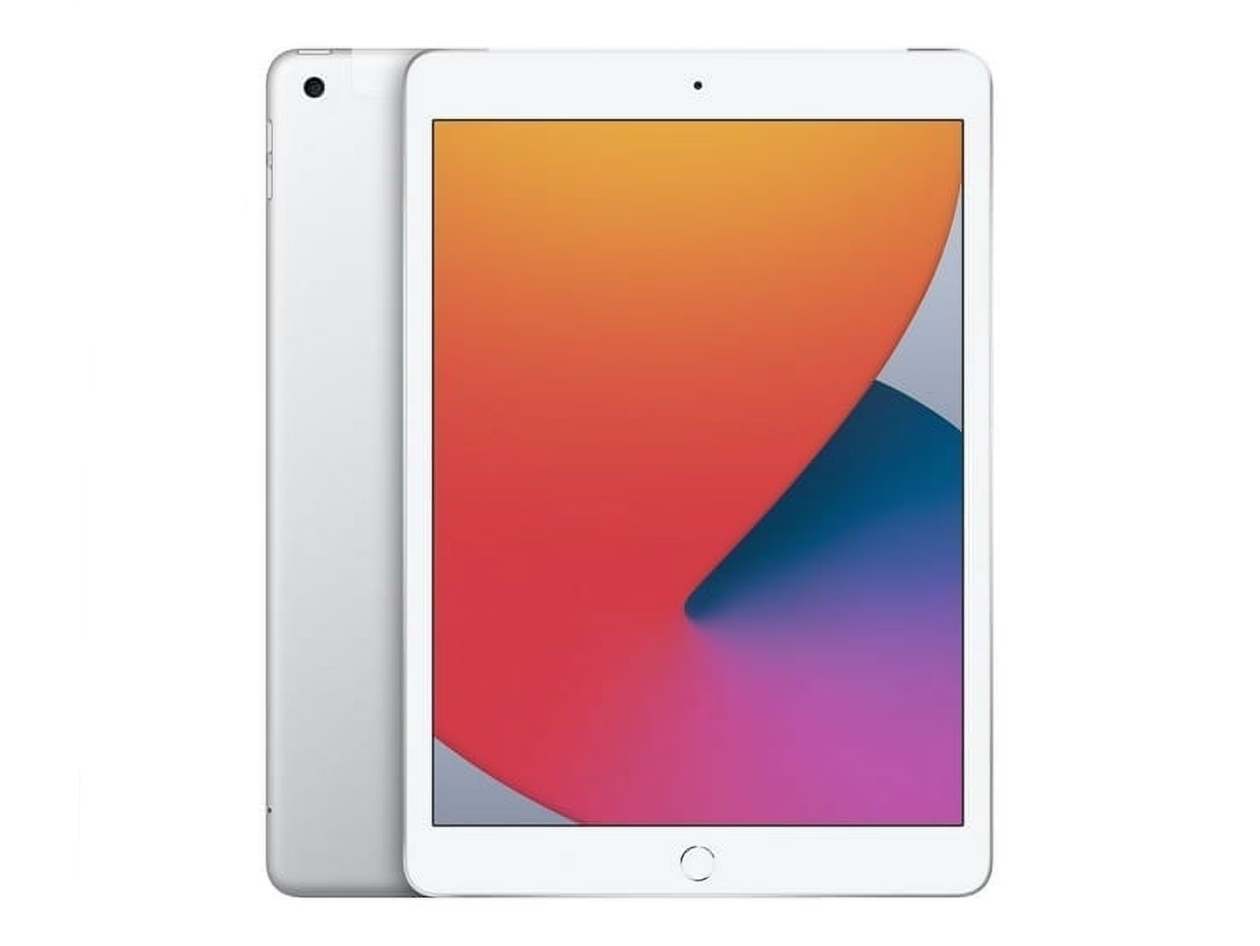 Apple iPad 10.2" (2020) 8th Gen 32GB Wi-Fi & Cellular Unlocked Silver (Refurbished)