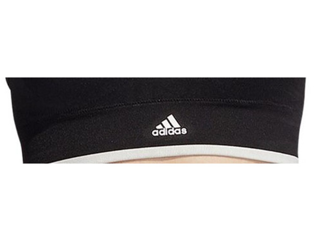 Adidas Women's All Me Primeknit Flw Sports Bra Black Size Extra