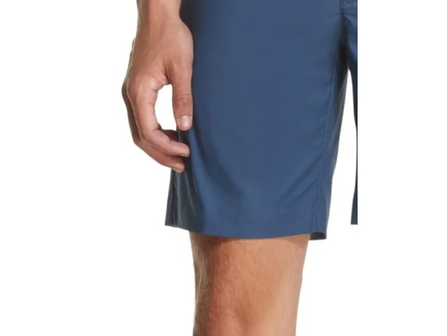 Alfani Men's AlfaTech Stretch Waistband 9" Shorts Navy Size 32"