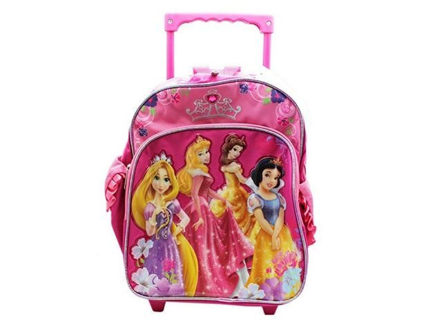 Disney princess rolling discount backpack