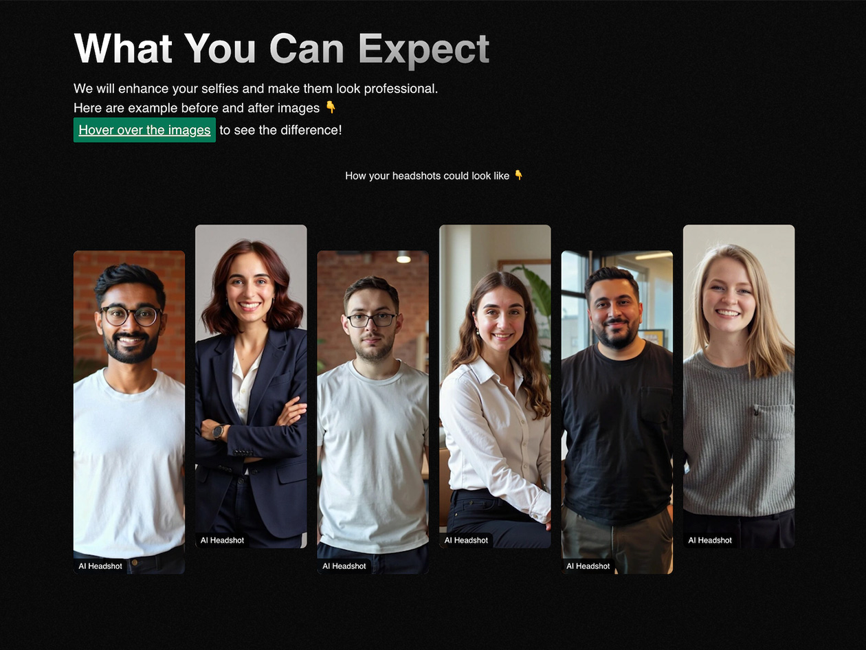 ResumePhoto AI Professional Headshots: Basic Package