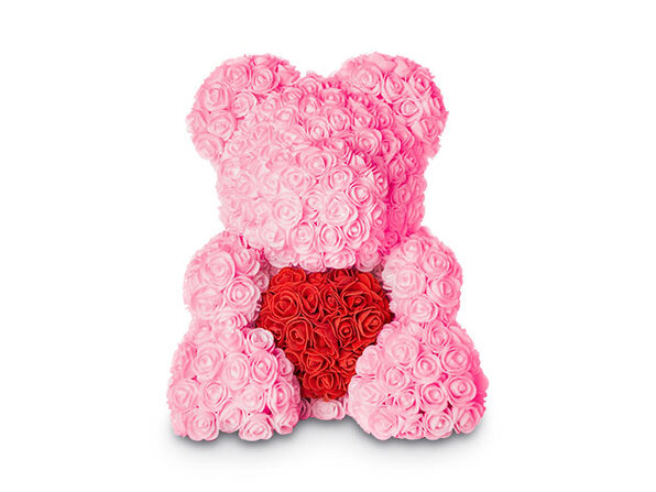 rose bear pink