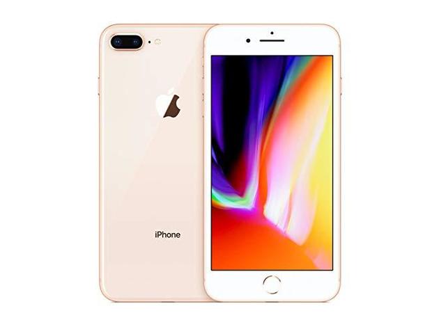 Apple iPhone 8 Plus a1864 IOS Operating System 64GB Unlocked Smartphone - Gold (Used, No Retail Box)