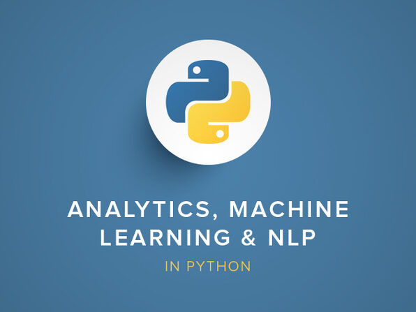 Analytics, Machine Learning & NLP in Python - Product Image