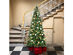 Costway 8 ft Premium Hinged Artificial Christmas Tree Mixed Pine Needles w/ Pine Cones - Green