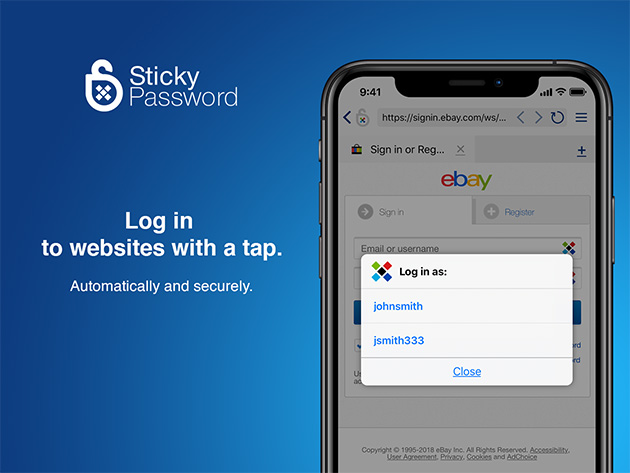 Sticky Password Premium: Lifetime Subscription