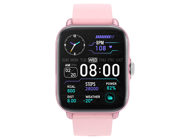 Chronowatch C-Max Call Time Smartwatch (Pink)