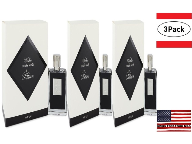 3 Pack Vodka on the Rocks by Kilian Eau De Parfum Spray 1.7 oz for Women