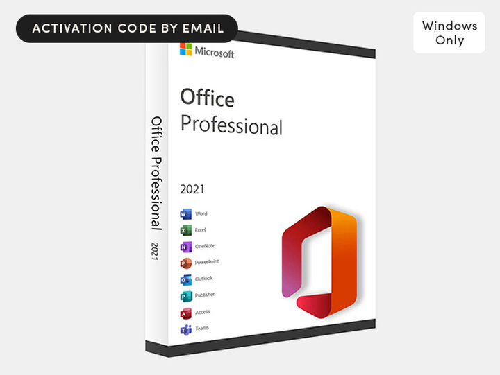 Microsoft Office Pro 2021 for Windows: Lifetime License + FREE