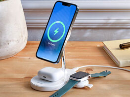 Adam Elements OMNIA M2+ MagSafe Wireless Charging Station + A1 Apple Watch Fast Charger