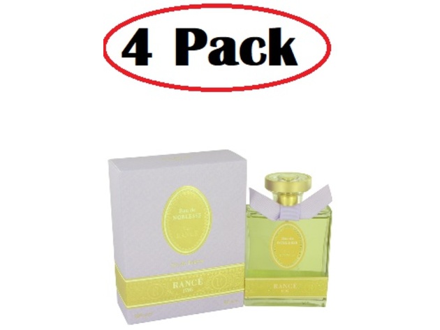 4 Pack of Eau De Noblesse by Rance Eau De Toilette Spray 3.4 oz