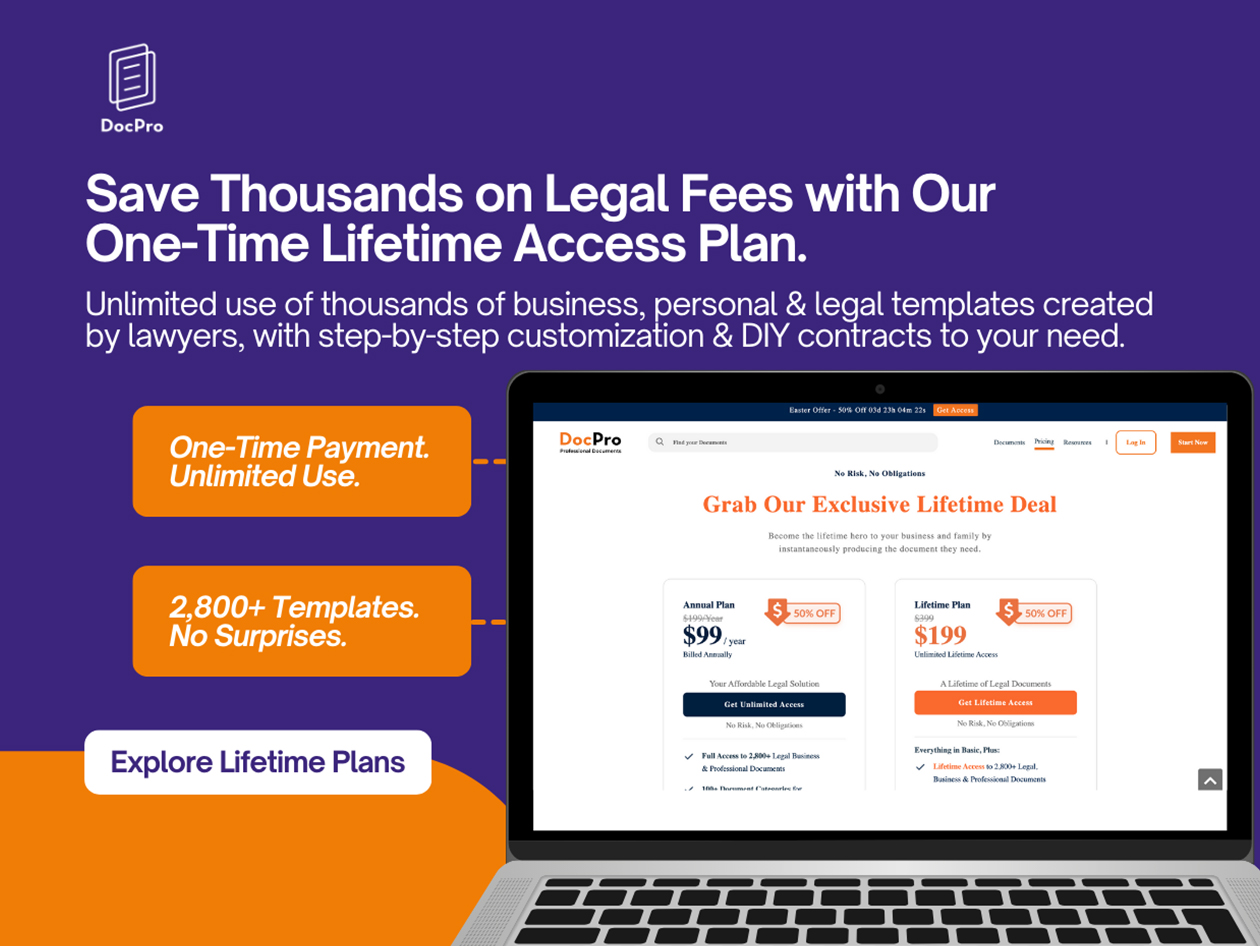 DocPro Professional Documents: Lifetime Subscription