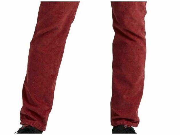 Levi's Men's 502 Regular Tapered Corduroy Pants Red Size 31X30