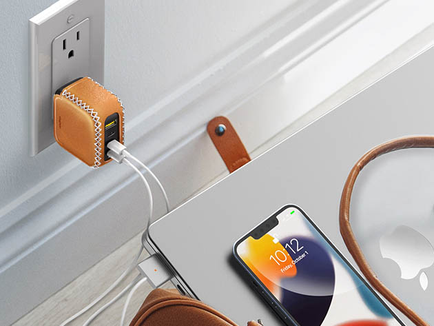 100W USB-C 4-Port GaN Charger (Tan)