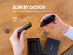 Slim RFID Wallet with Apple FindMy (Blue)