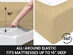 Super-Soft 1800 Series Bamboo Blend 6-Piece Sheet Set (Khaki/Queen)