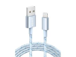 Anker 331 USB-A to Lightning Cable (Nylon) Blue / 3.3ft