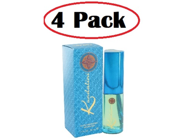 4 Pack of XOXO Kundalini by Victory International Eau De Parfum Spray 1.7 oz
