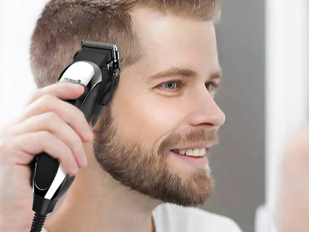 Professional Corded Hair & Beard Clipping and Trimming Kit