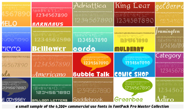 The FontPack Pro Master Collection