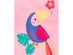 First Impressions Baby Girls Parrot Graphic Flutter Top Pink Size 3-6 Months
