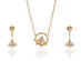 Swarovski "Bee A Queen" Gold-Tone Czech Crystal Necklace & Earring Set (Store-Display Model)