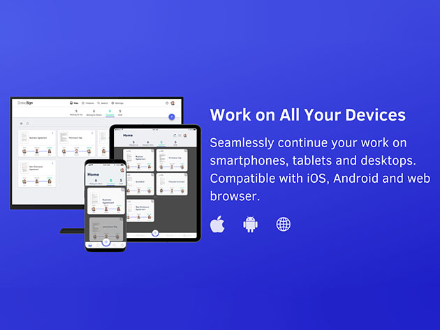 DottedSign Pro e-Sign Platform: 3-Yr Subscription