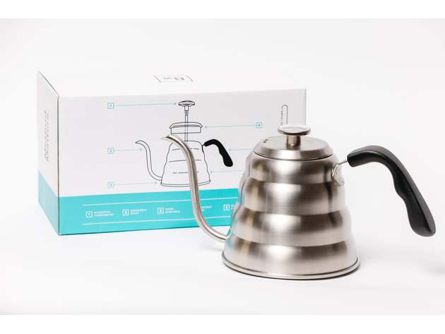 Pour Over Gooseneck Coffee Kettle with Thermometer