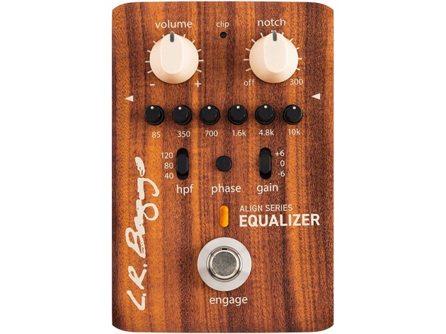 LR Baggs Align Equalizer Acoustic-Electric Pedal 6-Band EQ Highpass Filter Notch (Used, No Retail Box)