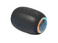 Oval Drum Bluetooth Speaker With LED Ring Light - Black