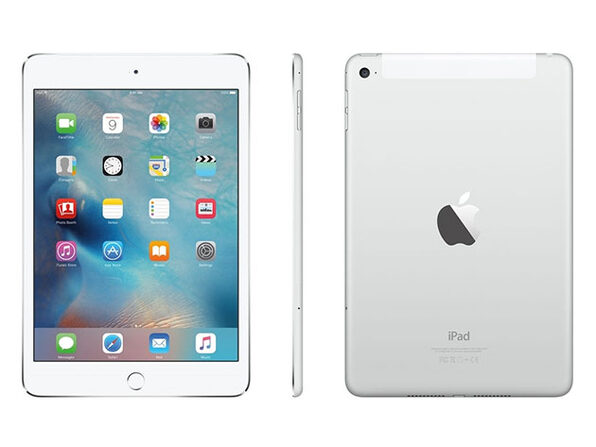 Apple iPad Mini 4, 128GB - Silver (Wi-Fi + 4G LTE) | StackSocial