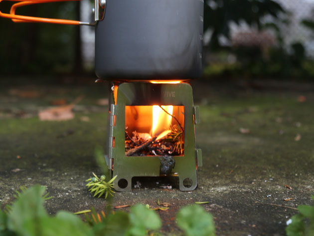 QuickSurvive® Portable Mini Wood Burning Survival Stove