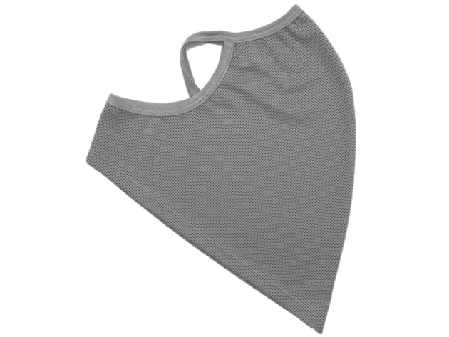 SEAS Relaxed Fit Cooling Face Cover with Filter (Silver Grey)