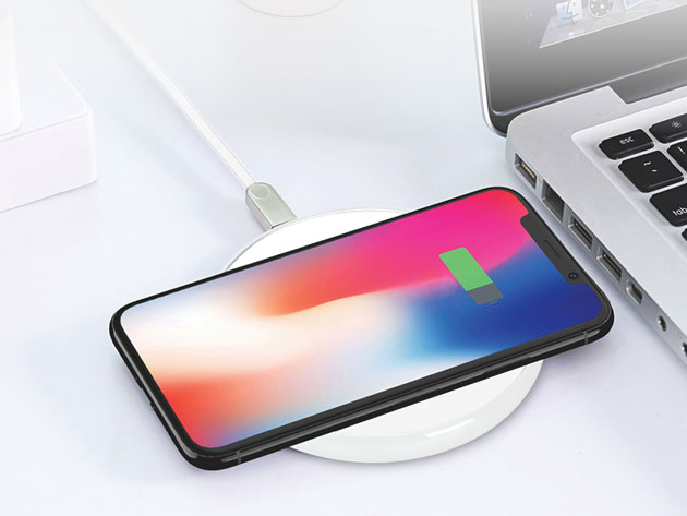 Tech2 Juice Qi-Certified Wireless Charger (White)