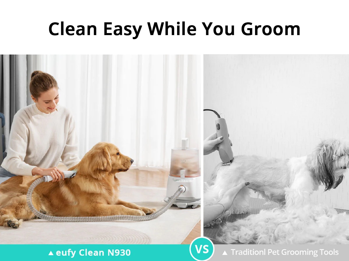 eufy N930 Pet Grooming Kit with Vacuum