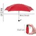 2 Pack Travel Mini Umbrella - Red
