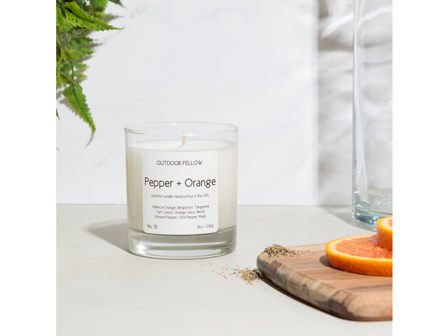 Pepper and Orange Scented Candle