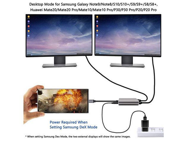 Cable HDMI Tipo C para Smartphones - Samsung Dex - Huawei Dex