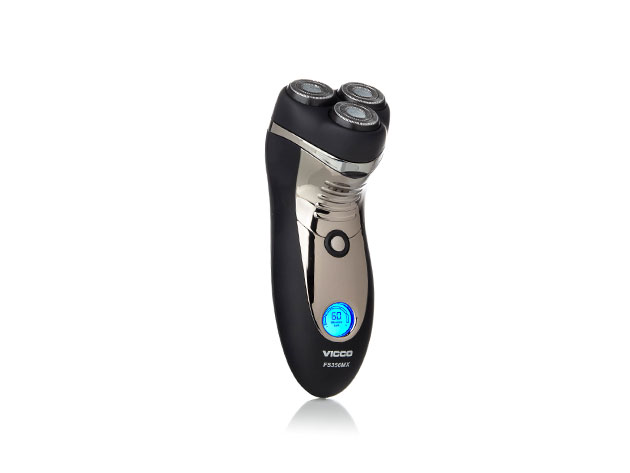 VICCO Waterproof Double-Track Electric Shaver with Pop-Up Trimmer