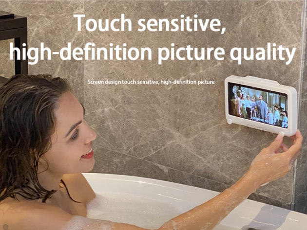 Waterproof Touchscreen Shower Phone Viewer