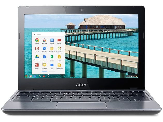 Acer chromebook C720-2848 Chromebook, 1.40 GHz Intel Celeron, 2GB DDR3 RAM, 16GB SSD Hard Drive, Chrome, 11" Screen (Renewed)