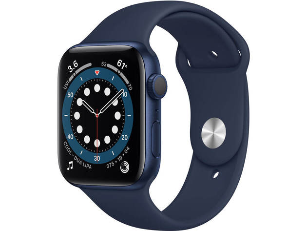 Apple M00J3LL Series 6 Watch (GPS) - Blue - 44mm